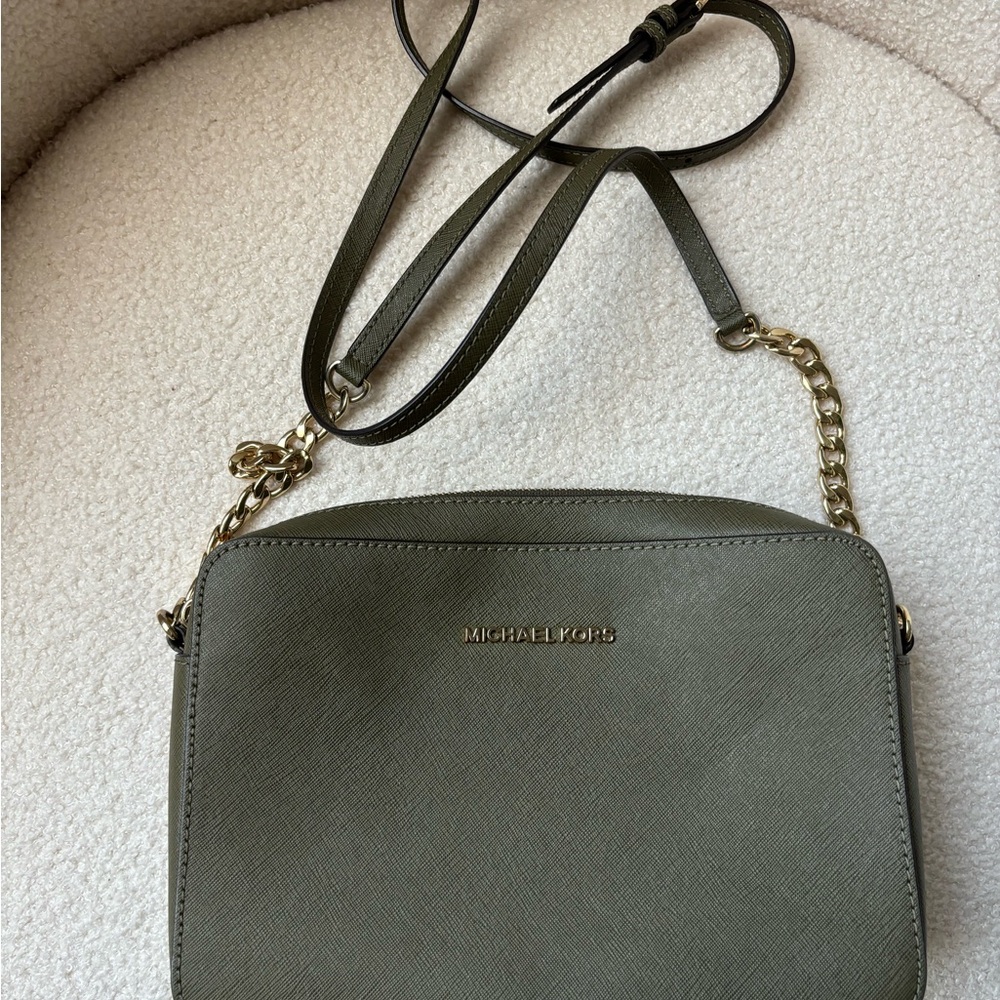 Michael Kors Sage Green Crossbody Bag